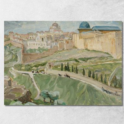 By Jerusalem. Anna Boberg abb13 canvas print 