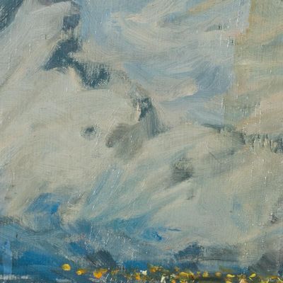 Lofoten In The Evening Light. Study Anna Boberg abb22 canvas print Lofoten In The Evening Light. Study Anna Boberg abb22 canvas print