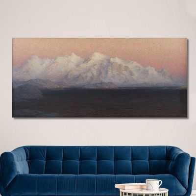 Mountains. Study From North Norway Anna Boberg, abb25 ภาพพิมพ์บนผ้าใบแคนวาส
