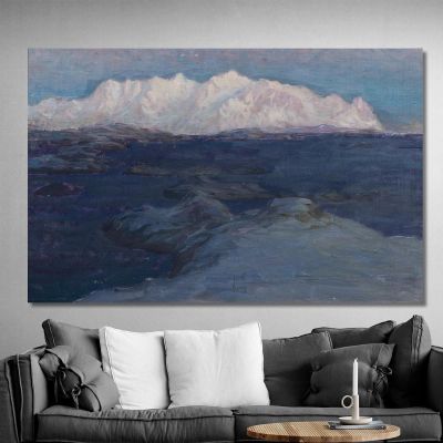 Night Over Store Molla. Study From Lofoten Anna Boberg abb28 canvas print 