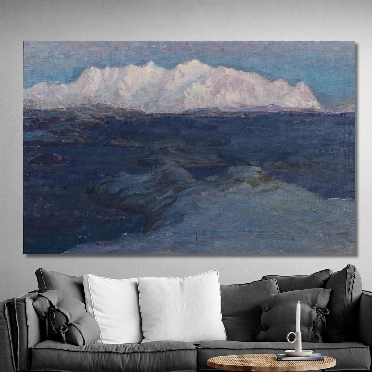 Night Over Store Molla. Study From Lofoten Anna Boberg abb28 canvas print 