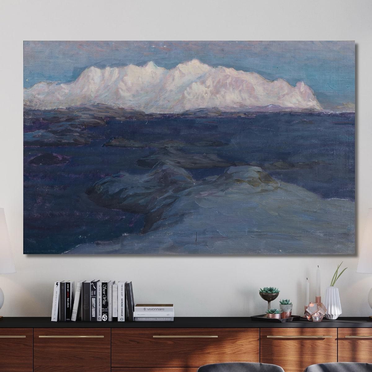 Night Over Store Molla. Study From Lofoten Anna Boberg abb28 canvas print 