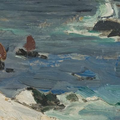 Running Before The Storm. Study From North Norway Anna Boberg abb32 canvas print